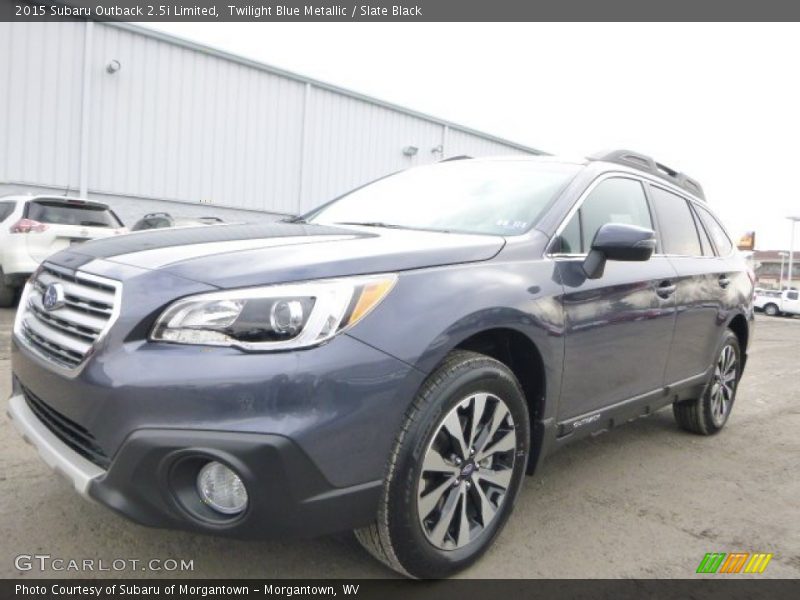 Twilight Blue Metallic / Slate Black 2015 Subaru Outback 2.5i Limited