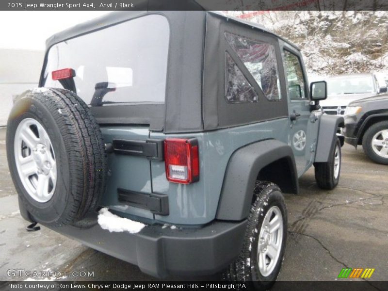 Anvil / Black 2015 Jeep Wrangler Sport 4x4