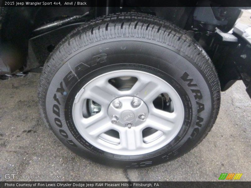 Anvil / Black 2015 Jeep Wrangler Sport 4x4