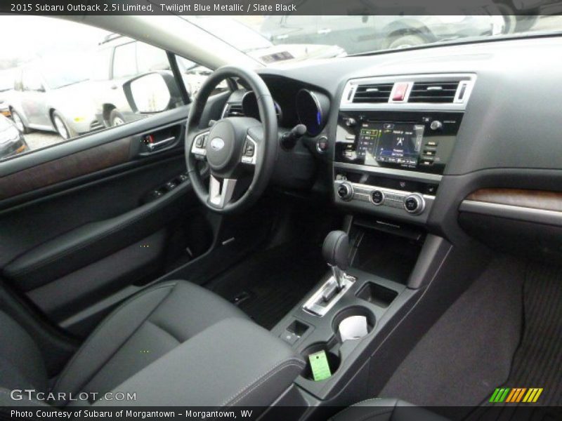 Twilight Blue Metallic / Slate Black 2015 Subaru Outback 2.5i Limited