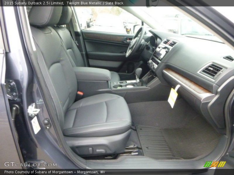 Twilight Blue Metallic / Slate Black 2015 Subaru Outback 2.5i Limited