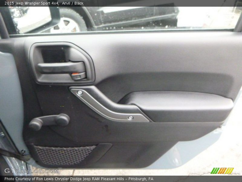 Anvil / Black 2015 Jeep Wrangler Sport 4x4