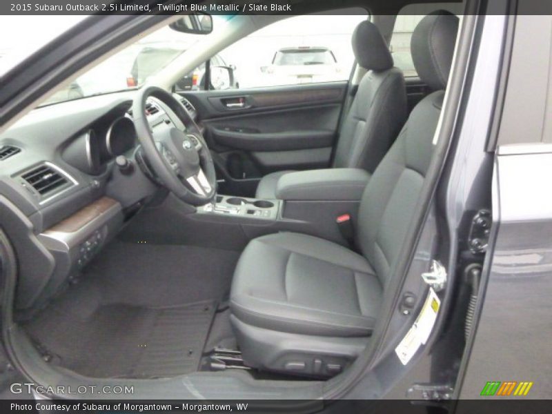 Twilight Blue Metallic / Slate Black 2015 Subaru Outback 2.5i Limited