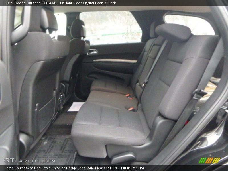Brilliant Black Crystal Pearl / Black 2015 Dodge Durango SXT AWD