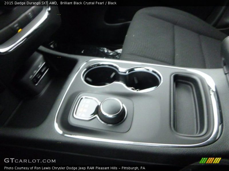 Brilliant Black Crystal Pearl / Black 2015 Dodge Durango SXT AWD