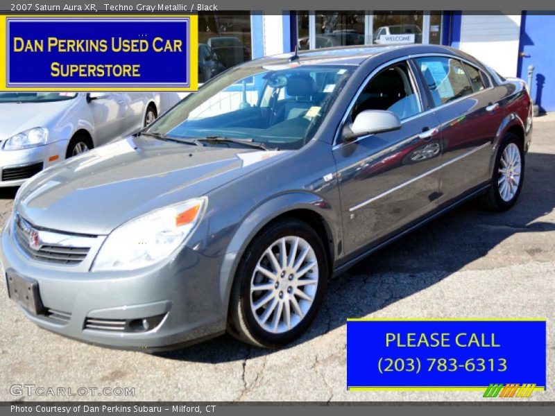 Techno Gray Metallic / Black 2007 Saturn Aura XR