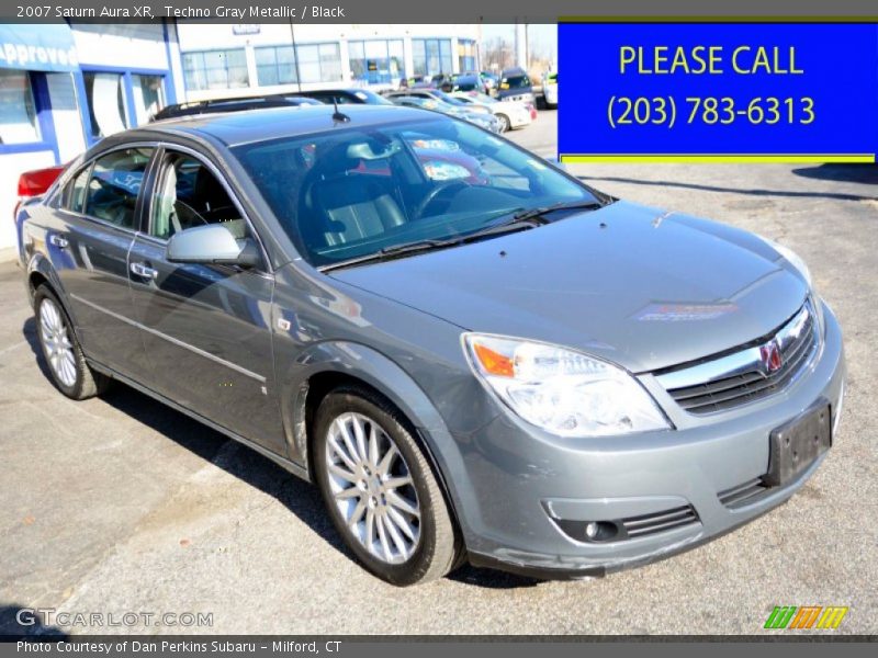 Techno Gray Metallic / Black 2007 Saturn Aura XR