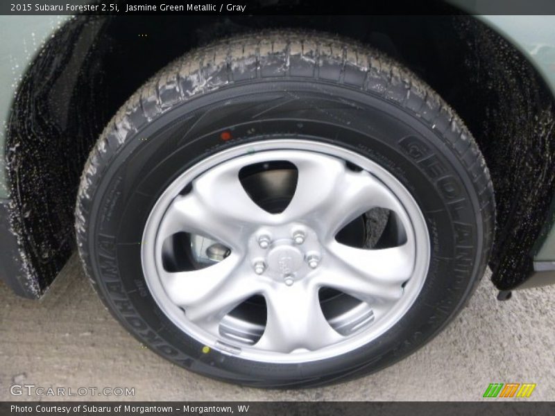 Jasmine Green Metallic / Gray 2015 Subaru Forester 2.5i