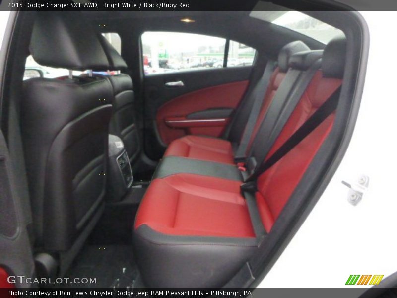 Rear Seat of 2015 Charger SXT AWD