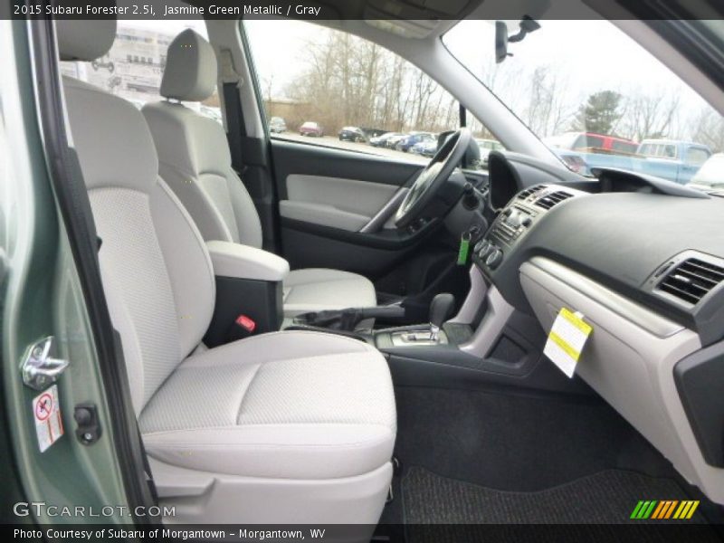 Jasmine Green Metallic / Gray 2015 Subaru Forester 2.5i