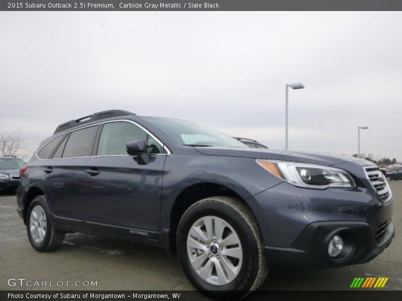 Carbide Gray Metallic / Slate Black 2015 Subaru Outback 2.5i Premium