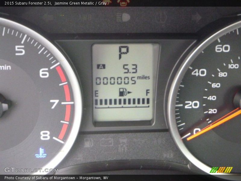 Jasmine Green Metallic / Gray 2015 Subaru Forester 2.5i