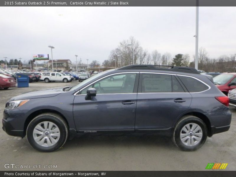 Carbide Gray Metallic / Slate Black 2015 Subaru Outback 2.5i Premium