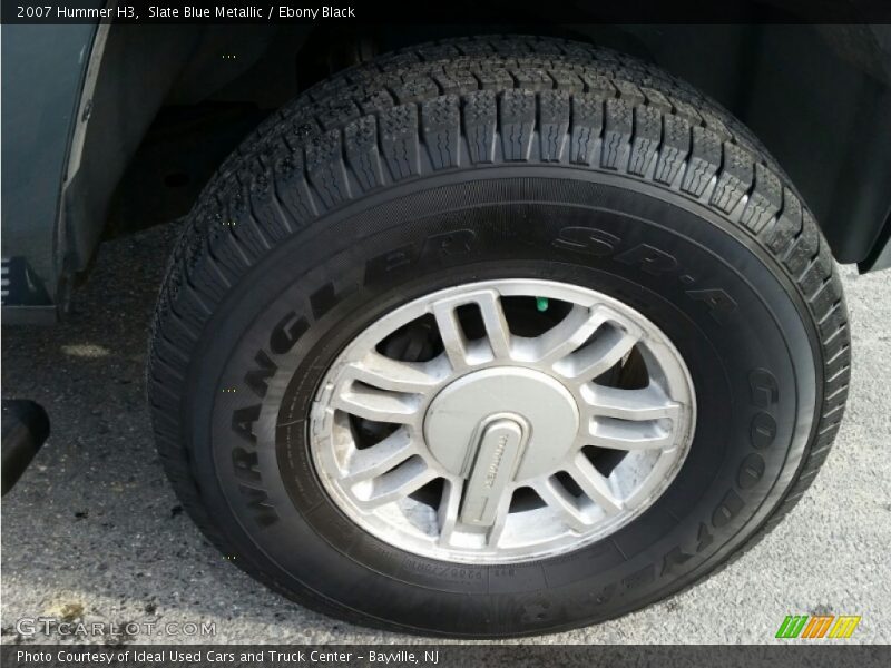 Slate Blue Metallic / Ebony Black 2007 Hummer H3