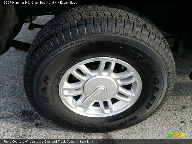 Slate Blue Metallic / Ebony Black 2007 Hummer H3