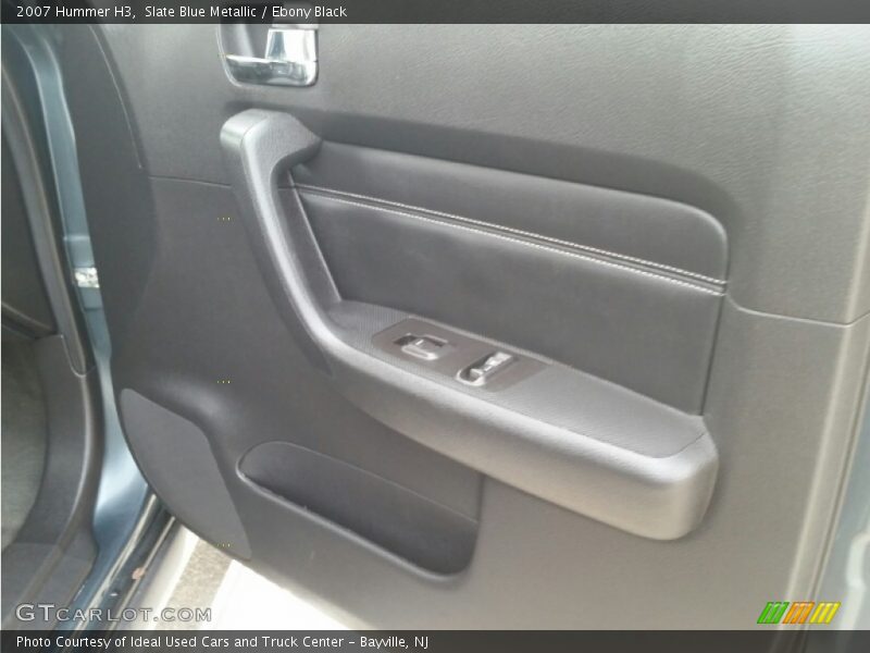 Slate Blue Metallic / Ebony Black 2007 Hummer H3