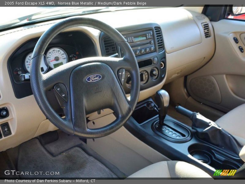 Norsea Blue Metallic / Medium/Dark Pebble Beige 2005 Ford Escape XLS 4WD