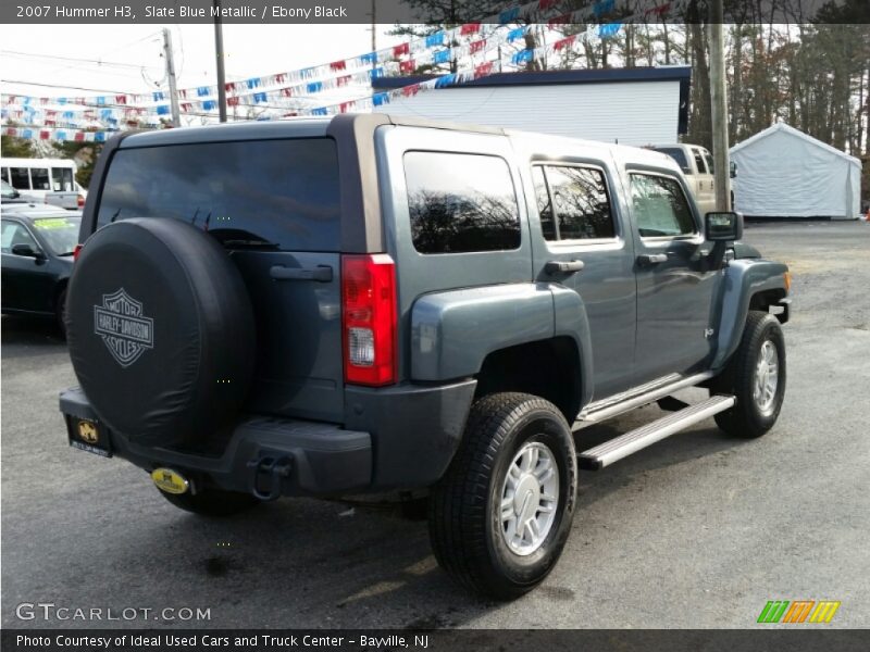 Slate Blue Metallic / Ebony Black 2007 Hummer H3