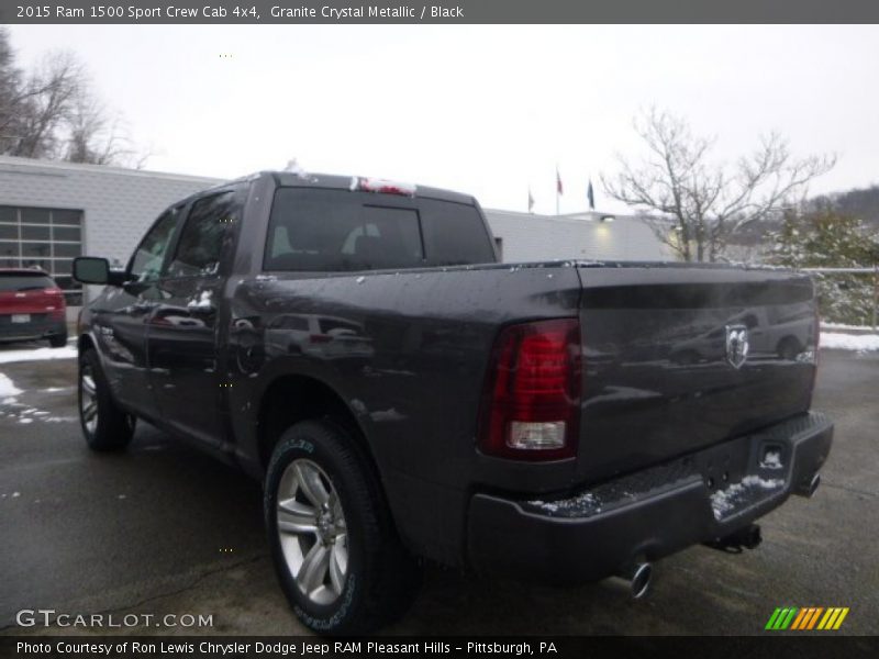 Granite Crystal Metallic / Black 2015 Ram 1500 Sport Crew Cab 4x4