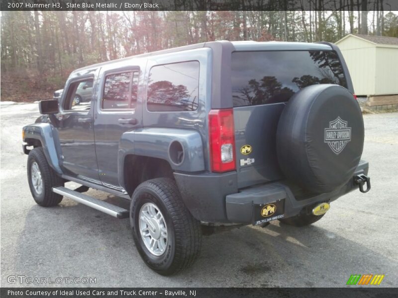Slate Blue Metallic / Ebony Black 2007 Hummer H3