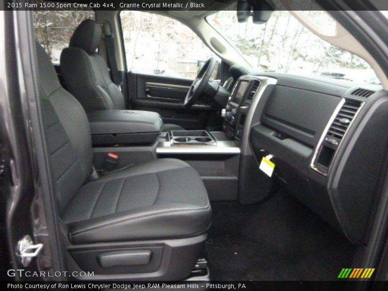 Granite Crystal Metallic / Black 2015 Ram 1500 Sport Crew Cab 4x4