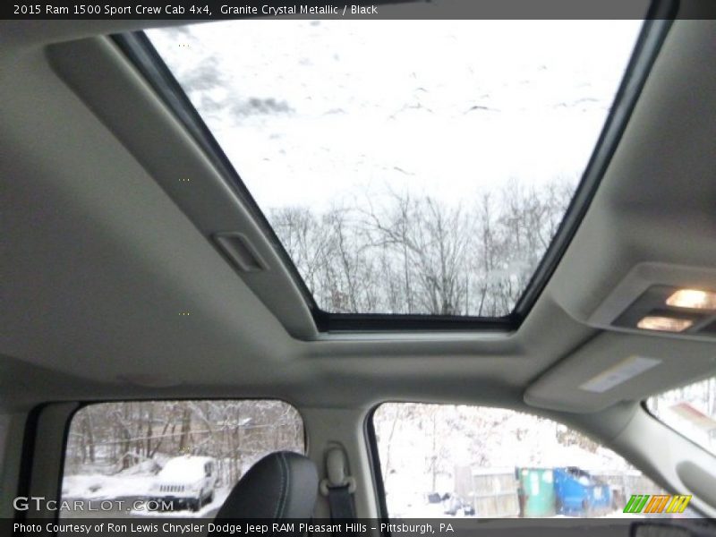Granite Crystal Metallic / Black 2015 Ram 1500 Sport Crew Cab 4x4