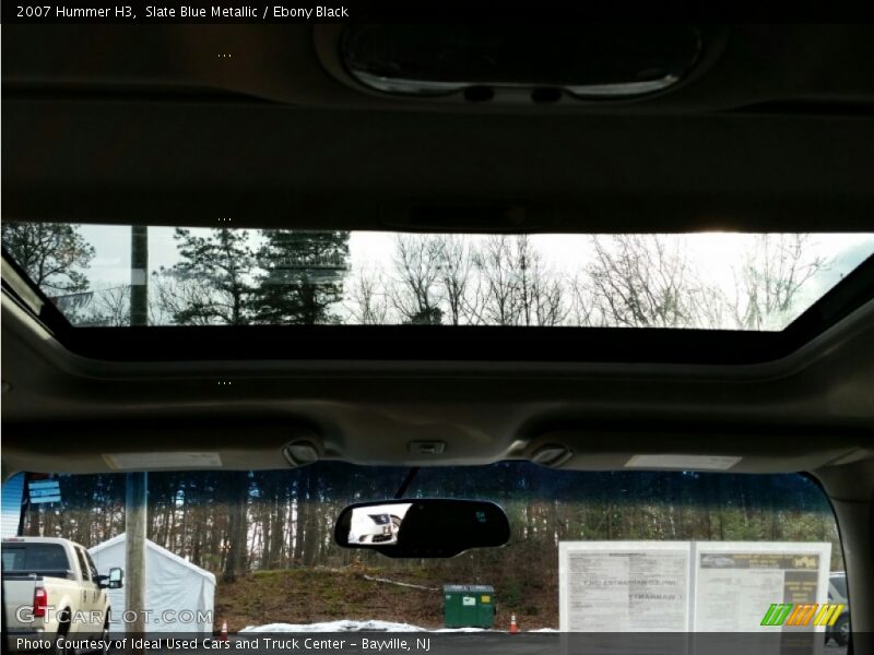 Slate Blue Metallic / Ebony Black 2007 Hummer H3