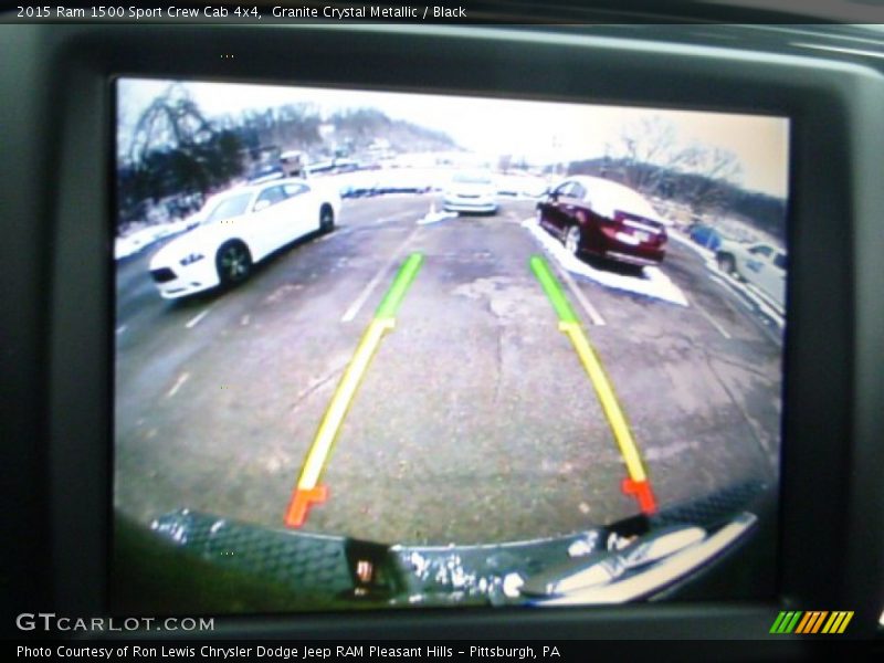 Granite Crystal Metallic / Black 2015 Ram 1500 Sport Crew Cab 4x4