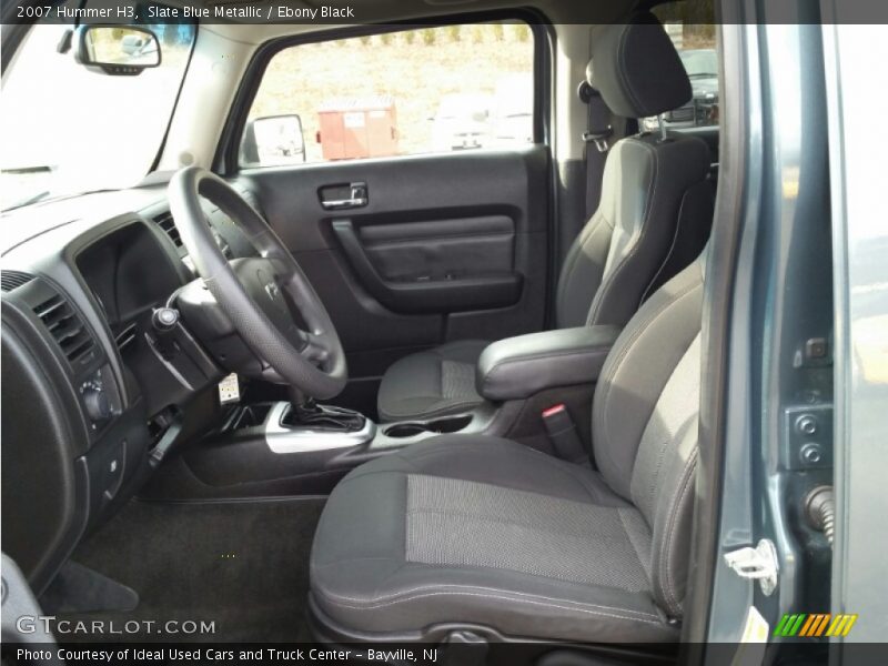 Slate Blue Metallic / Ebony Black 2007 Hummer H3