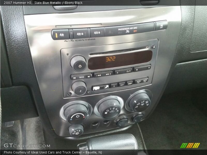 Slate Blue Metallic / Ebony Black 2007 Hummer H3