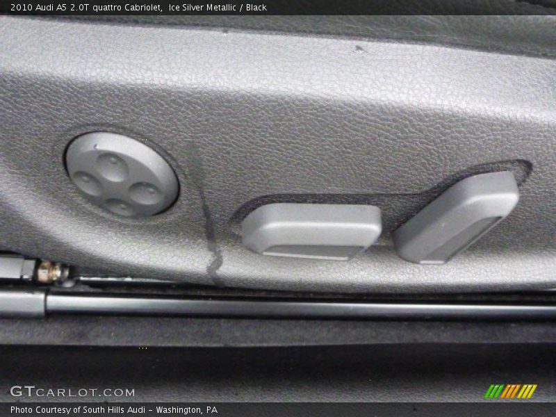 Ice Silver Metallic / Black 2010 Audi A5 2.0T quattro Cabriolet