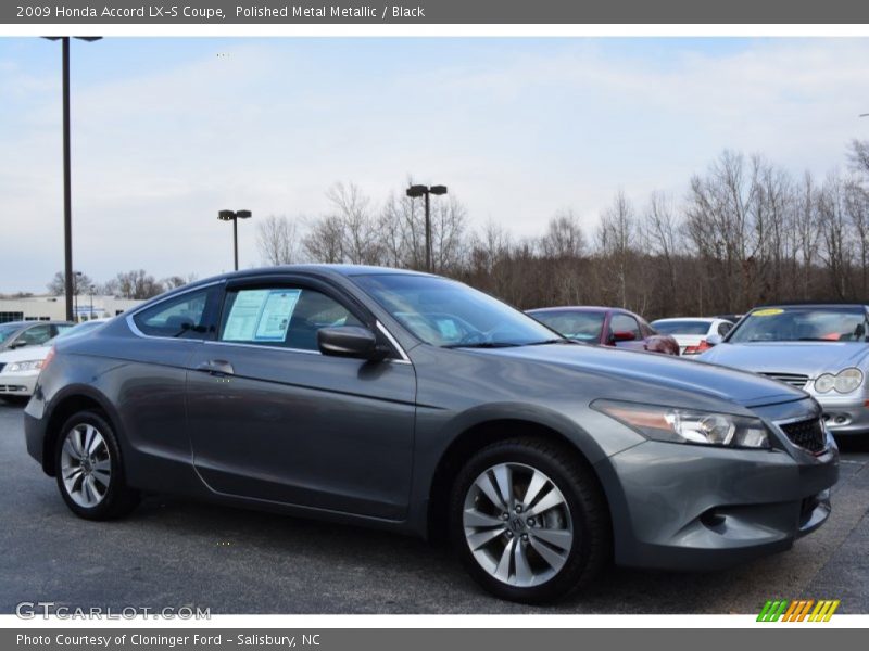Polished Metal Metallic / Black 2009 Honda Accord LX-S Coupe
