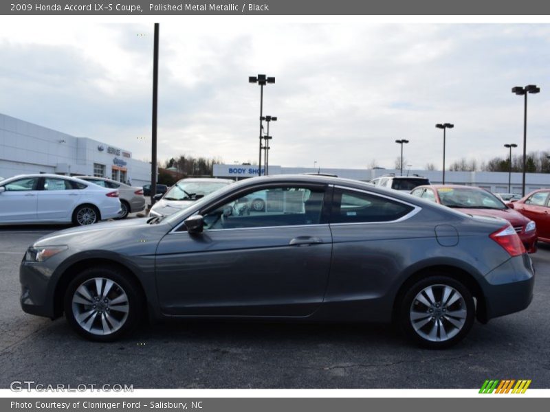 Polished Metal Metallic / Black 2009 Honda Accord LX-S Coupe