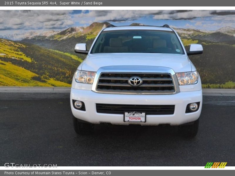 Super White / Sand Beige 2015 Toyota Sequoia SR5 4x4