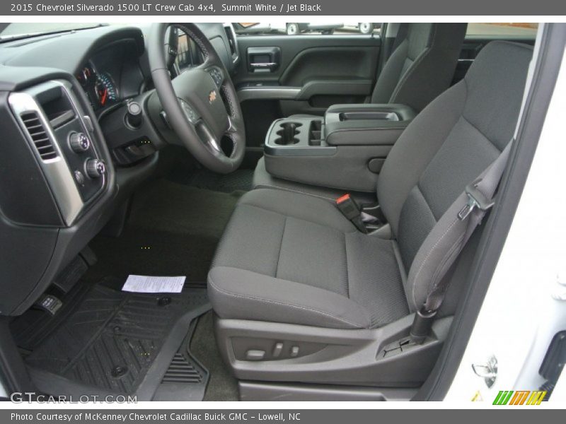 Summit White / Jet Black 2015 Chevrolet Silverado 1500 LT Crew Cab 4x4