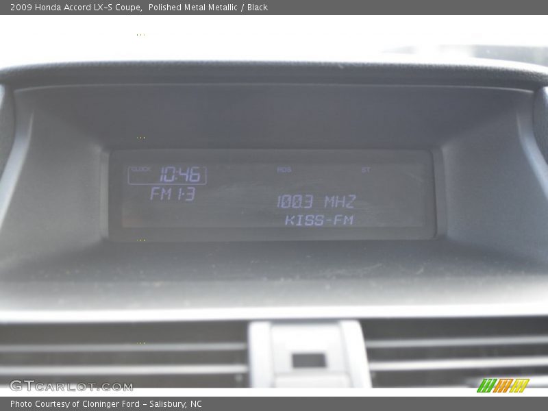 Polished Metal Metallic / Black 2009 Honda Accord LX-S Coupe