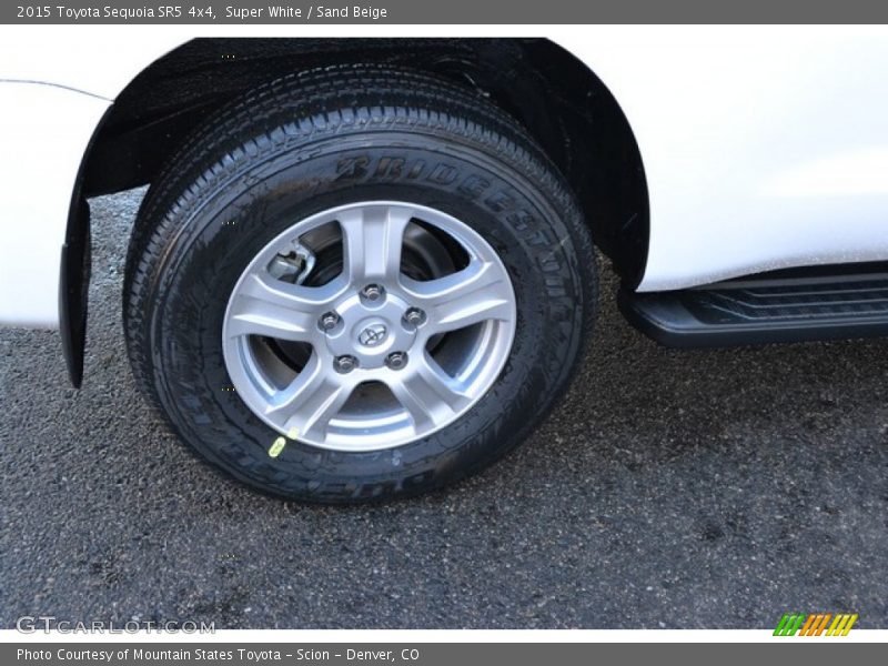 Super White / Sand Beige 2015 Toyota Sequoia SR5 4x4
