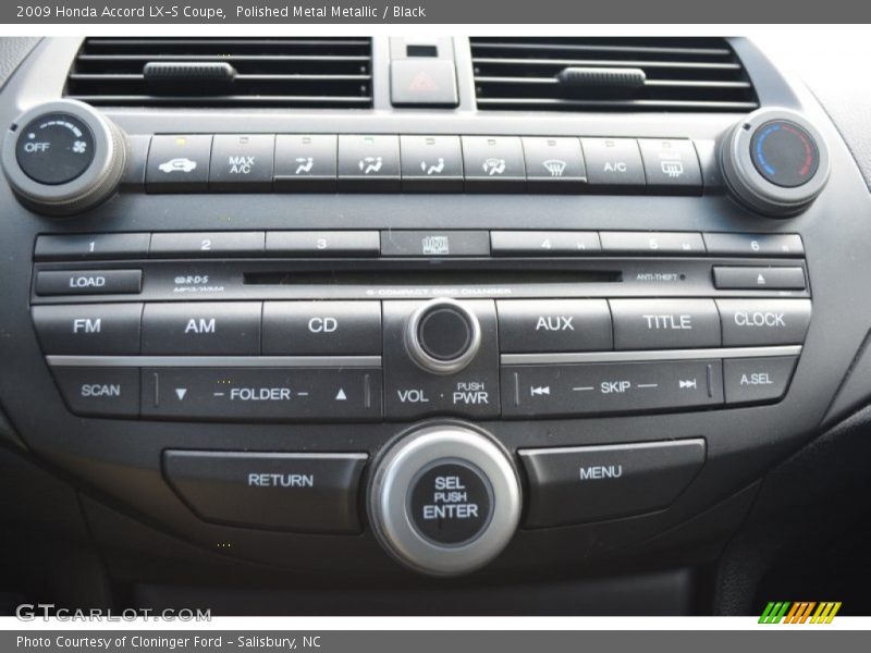 Polished Metal Metallic / Black 2009 Honda Accord LX-S Coupe