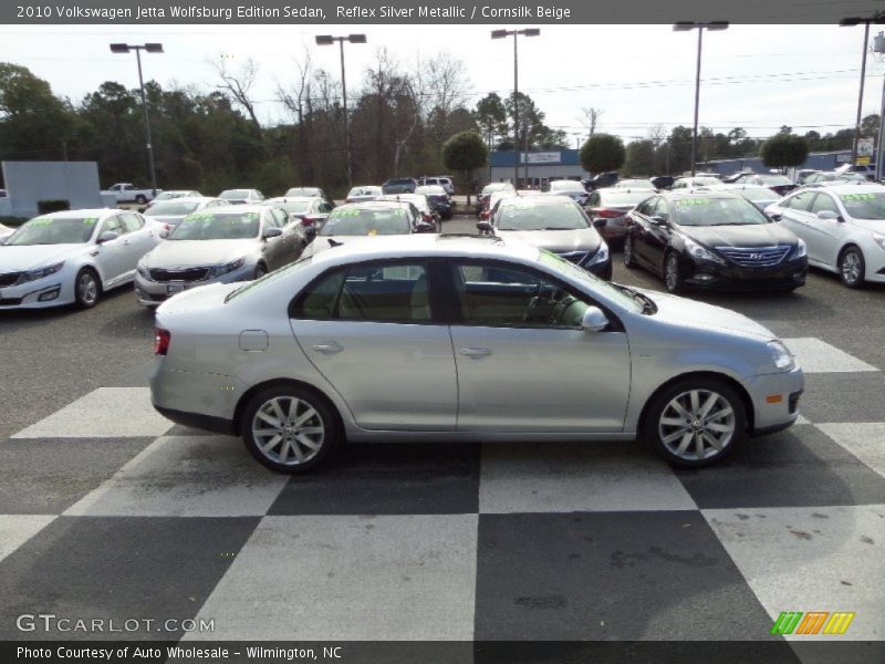 Reflex Silver Metallic / Cornsilk Beige 2010 Volkswagen Jetta Wolfsburg Edition Sedan