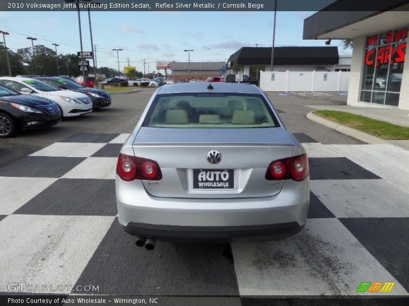 Reflex Silver Metallic / Cornsilk Beige 2010 Volkswagen Jetta Wolfsburg Edition Sedan