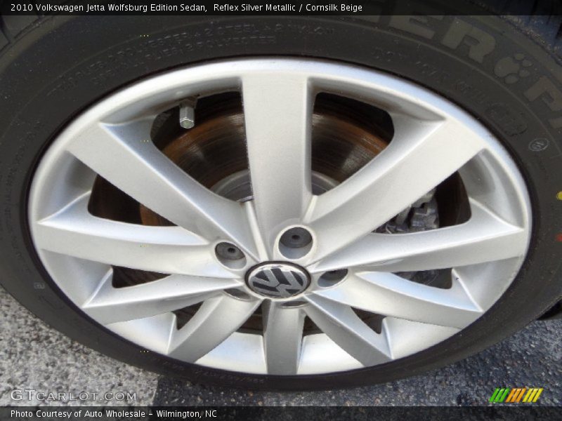 Reflex Silver Metallic / Cornsilk Beige 2010 Volkswagen Jetta Wolfsburg Edition Sedan