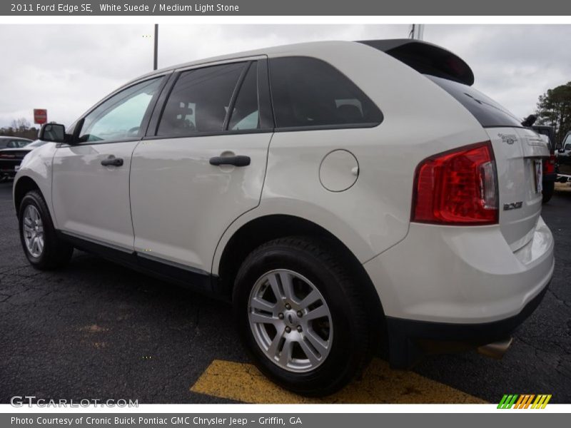 White Suede / Medium Light Stone 2011 Ford Edge SE