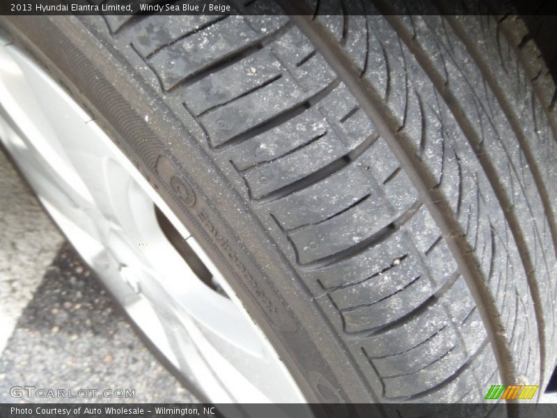 Windy Sea Blue / Beige 2013 Hyundai Elantra Limited