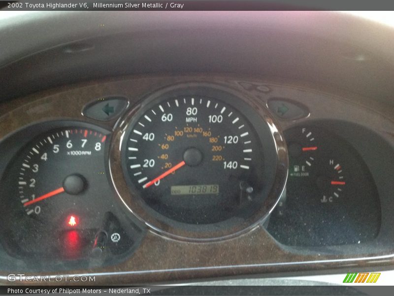  2002 Highlander V6 V6 Gauges