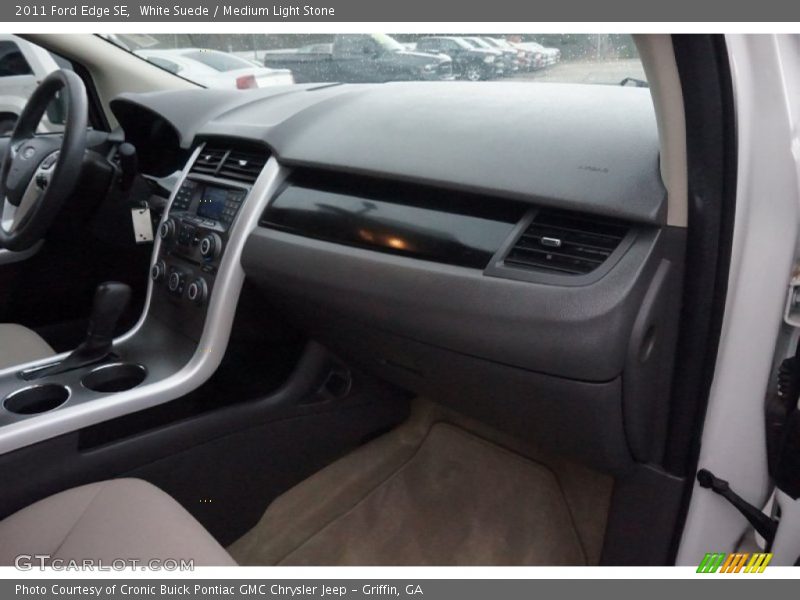 White Suede / Medium Light Stone 2011 Ford Edge SE