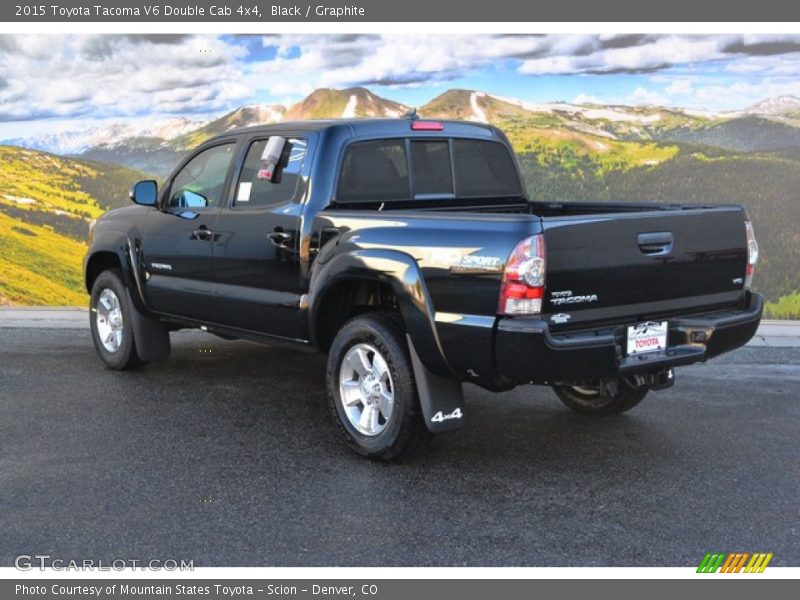 Black / Graphite 2015 Toyota Tacoma V6 Double Cab 4x4