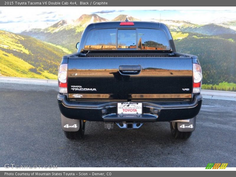 Black / Graphite 2015 Toyota Tacoma V6 Double Cab 4x4