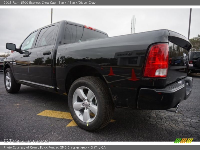 Black / Black/Diesel Gray 2015 Ram 1500 Express Crew Cab