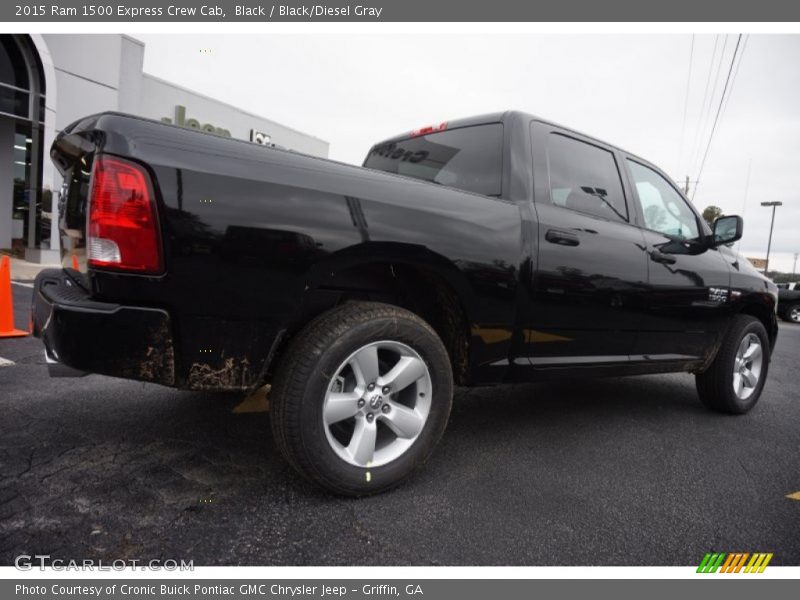 Black / Black/Diesel Gray 2015 Ram 1500 Express Crew Cab