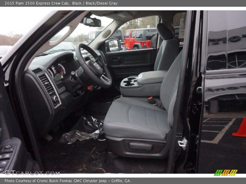 Black / Black/Diesel Gray 2015 Ram 1500 Express Crew Cab